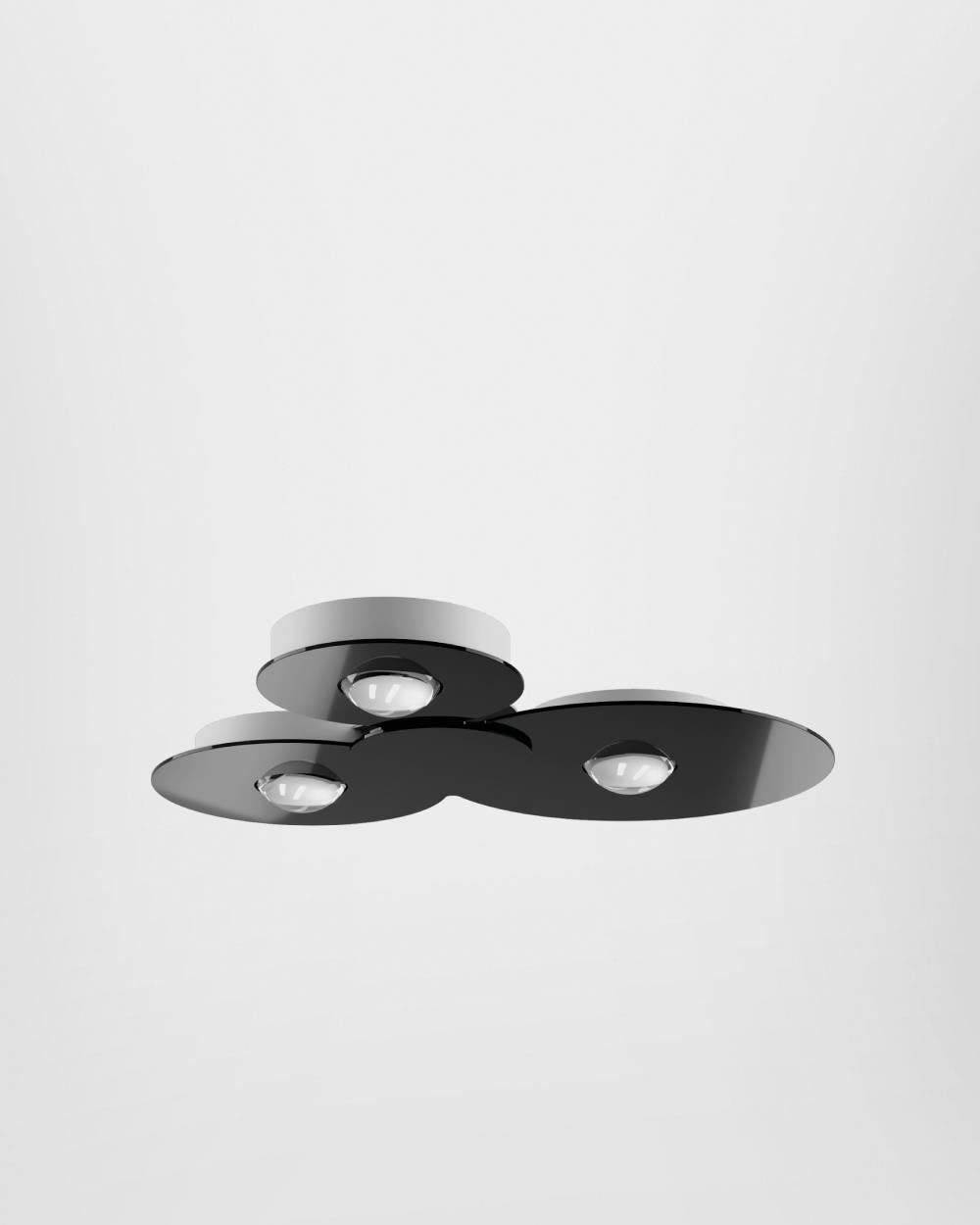 Formas redondas y compactas con acabados elegantes y un centro que brilla como una piedra preciosa. Una vez encendida, Bugia sorprende con el inesperado efecto de su luz. Un equilibrio sorprendente y armonioso entre luz directa e indirecta, difusa