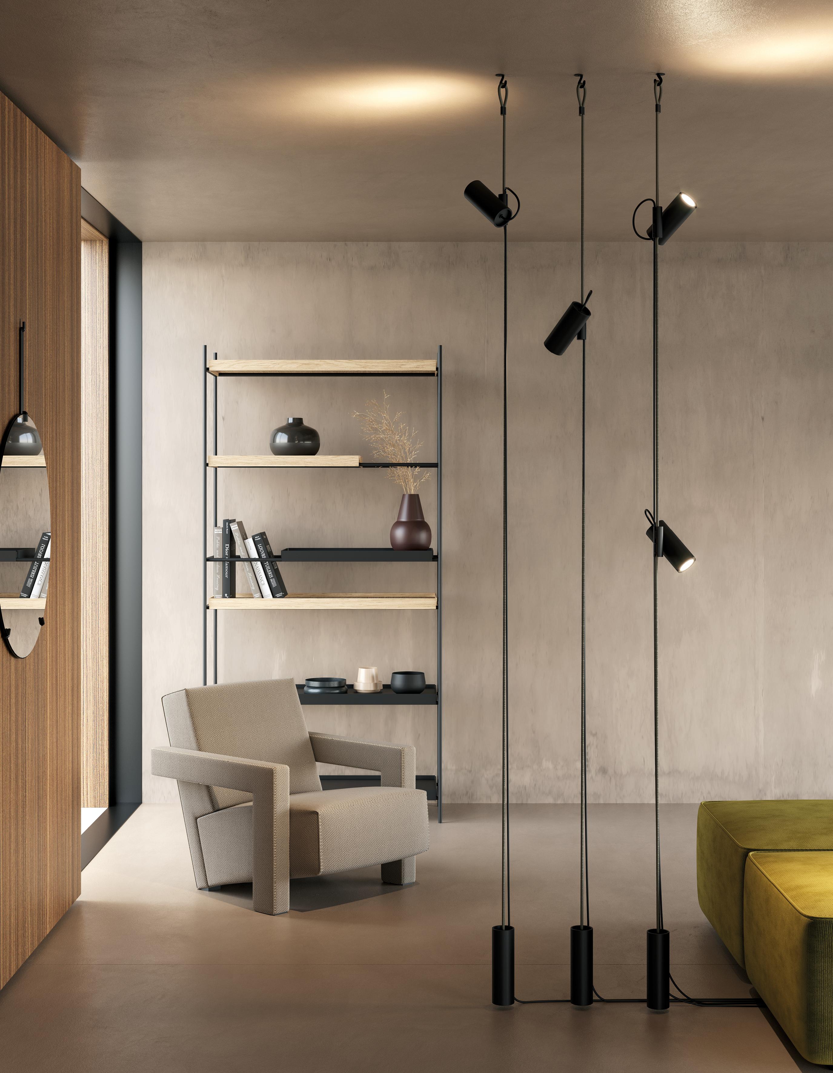 Lampada da terra Lodes CIMA in argento di Marco Dessí in vendita 3