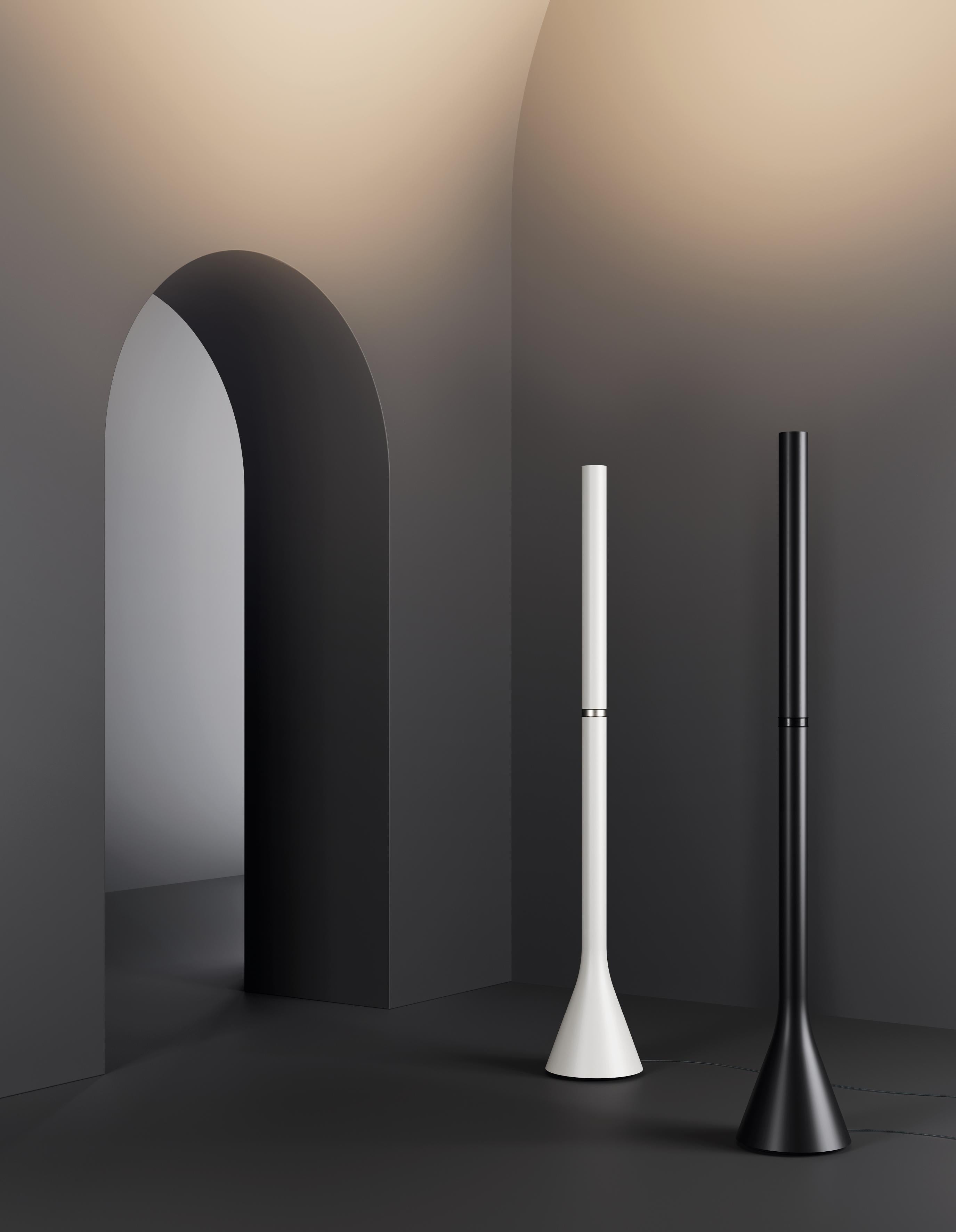 Lámpara de pie Lodes Croma en negro mate by Luca Nichetto en venta 2