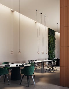 Lodes IVY I Pendant Lamp in Matte Champagne by Vittorio Massimo
