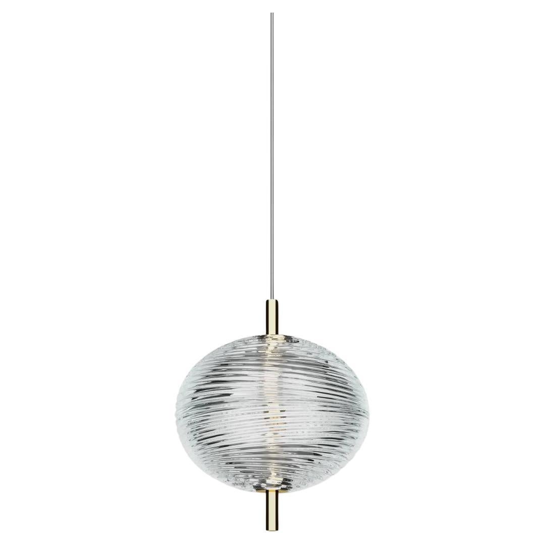 Lampada a sospensione Lodes JEFFERESON MINI in oro di Luca Nichetto