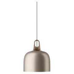 Lodes JIM BELL Pendant Lamp in Matte Champagne and Honey by Patrick Norguet