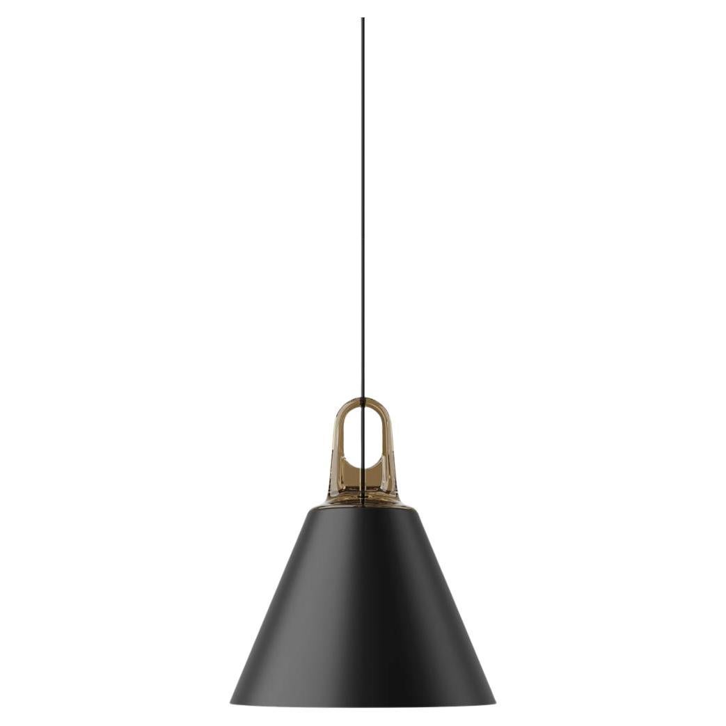 Lodes JIM CONE Pendant Lamp in Black and Honey by Patrick Norguet