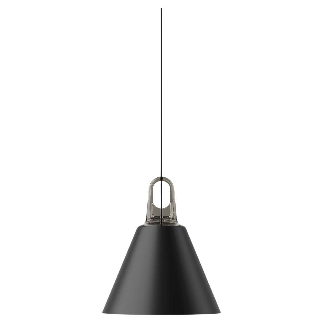 Lodes JIM CONE Pendant Lamp in Black and Silver by Patrick Norguet