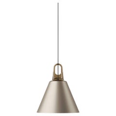 Lodes JIM CONE Pendant Lamp in Matte Champagne and Honey by Patrick Norguet
