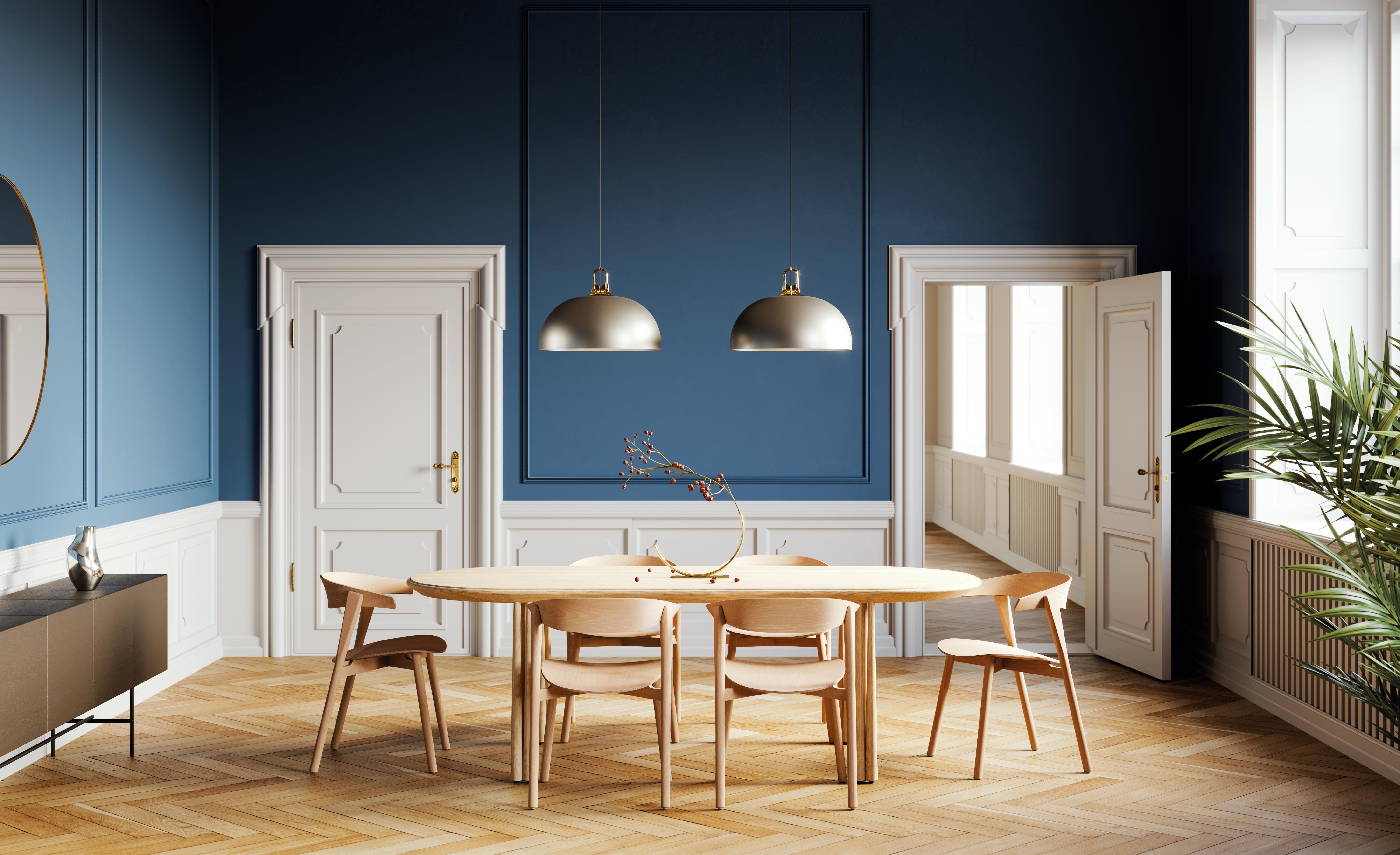Funzione immediata, stile semplice, materiali resistenti e componibili a piacere. Ispirato alle abat-jour degli atelier dei primi del '900, JIM è un sistema di lampade a sospensione dalle forme distintive e dalla composizione versatile che si adatta