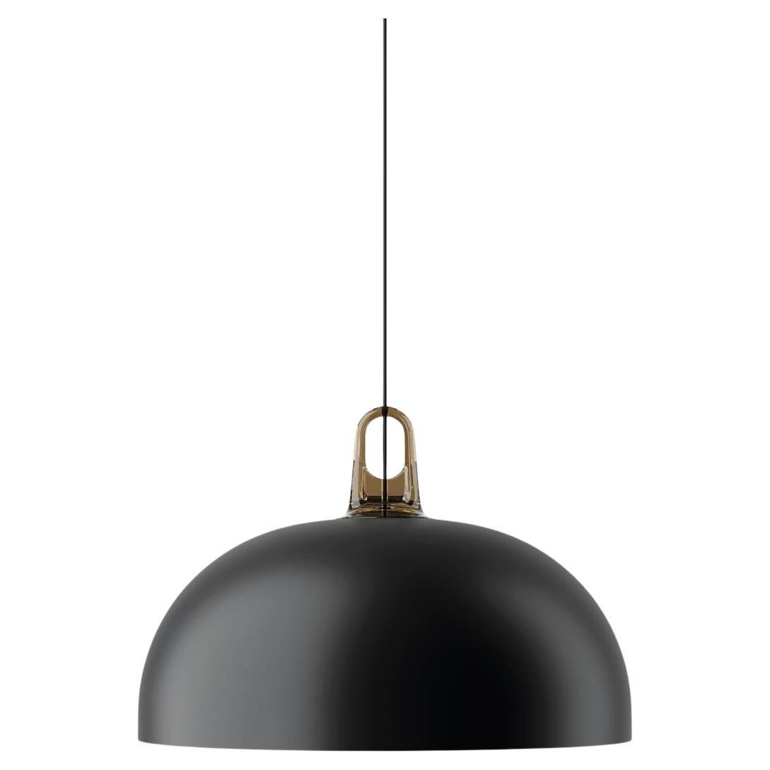 Lodes JIM DOME Pendant Lamp in Black and Honey by Patrick Norguet
