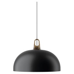 Lodes JIM DOME Pendant Lamp in Matte Champagne and Honey by Patrick Norguet