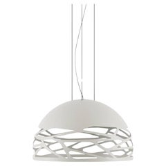 Lodes KELLY DOME Pendant Lamp in Matte White by Andrea Tosetto