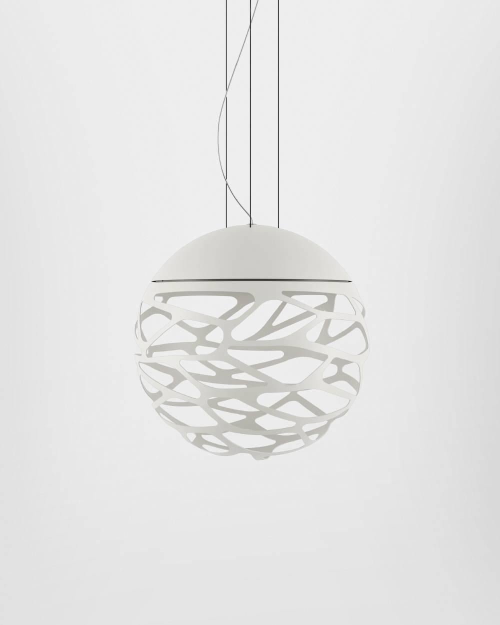 Lodes KELLY SPHERE Pendelleuchte in mattem Weiß von Andrea Tosetto (Metall) im Angebot