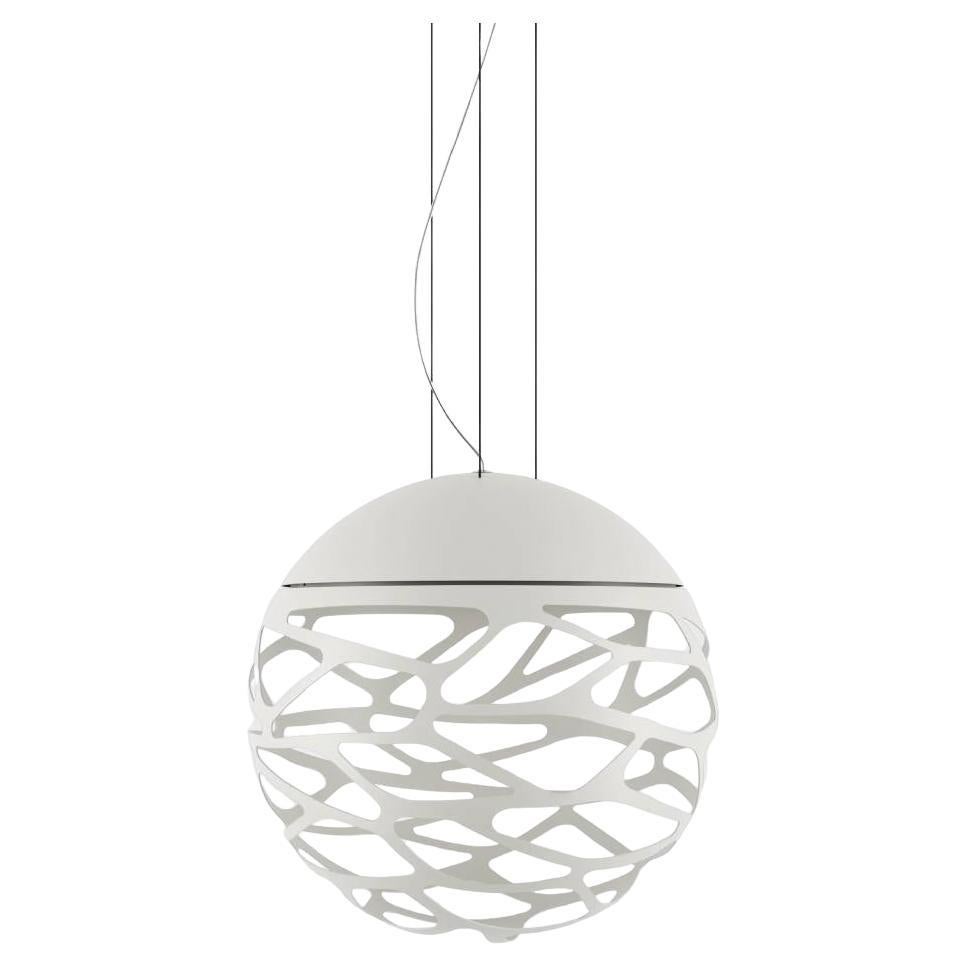 Lodes KELLY SPHERE Pendelleuchte in mattem Weiß von Andrea Tosetto im Angebot