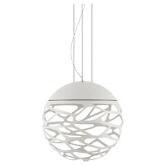 Lodes KELLY SPHERE Pendant Lamp in Matte White by Andrea Tosetto