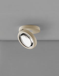 Plafonnier NAUTILUS en chrome par Andrea Tosetto