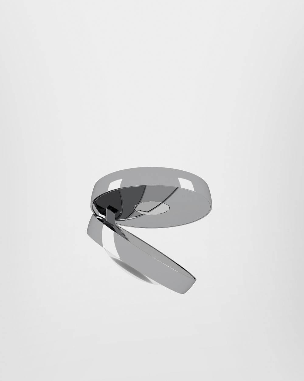 Contemporary Lodes NAUTILUS Ceiling Lamp in Matte Black by Andrea Tosetto For Sale