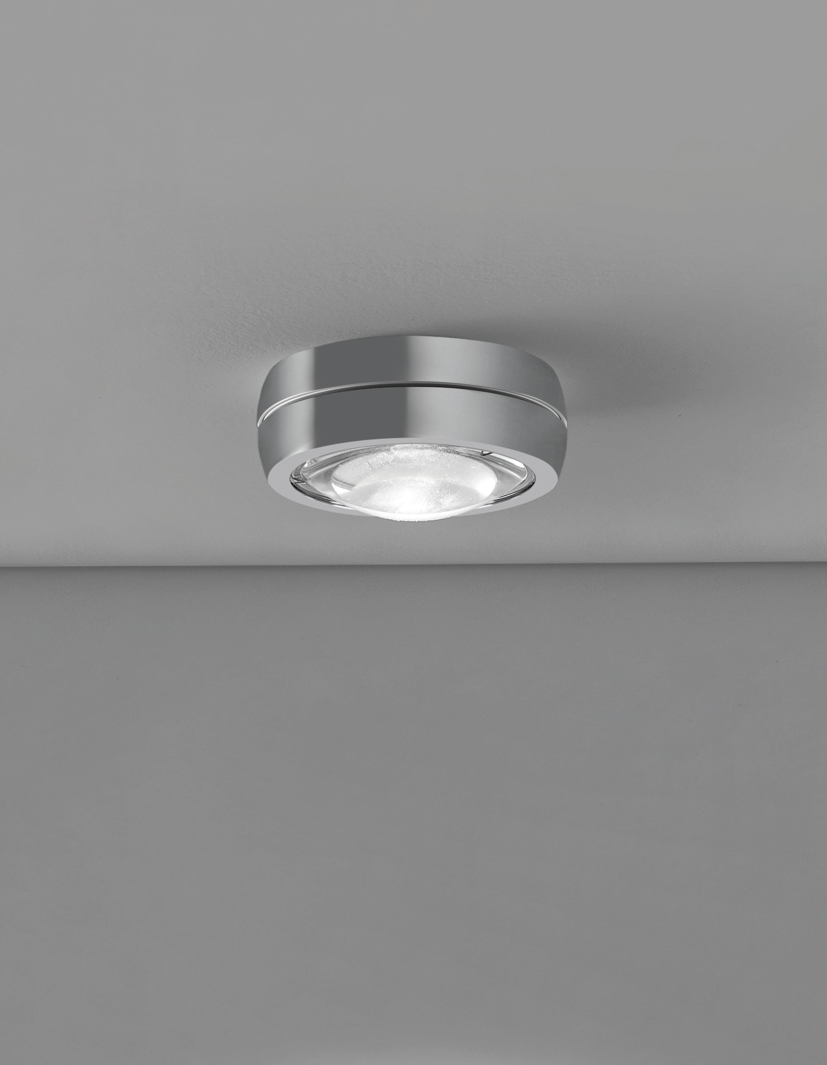 Italian Lodes NAUTILUS SPOT Ceiling Lamp in Matte Black by Andrea Tosetto For Sale