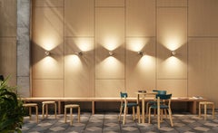 Lámpara de pared Lodes NAUTILUS en champán mate by Andrea Tosetto