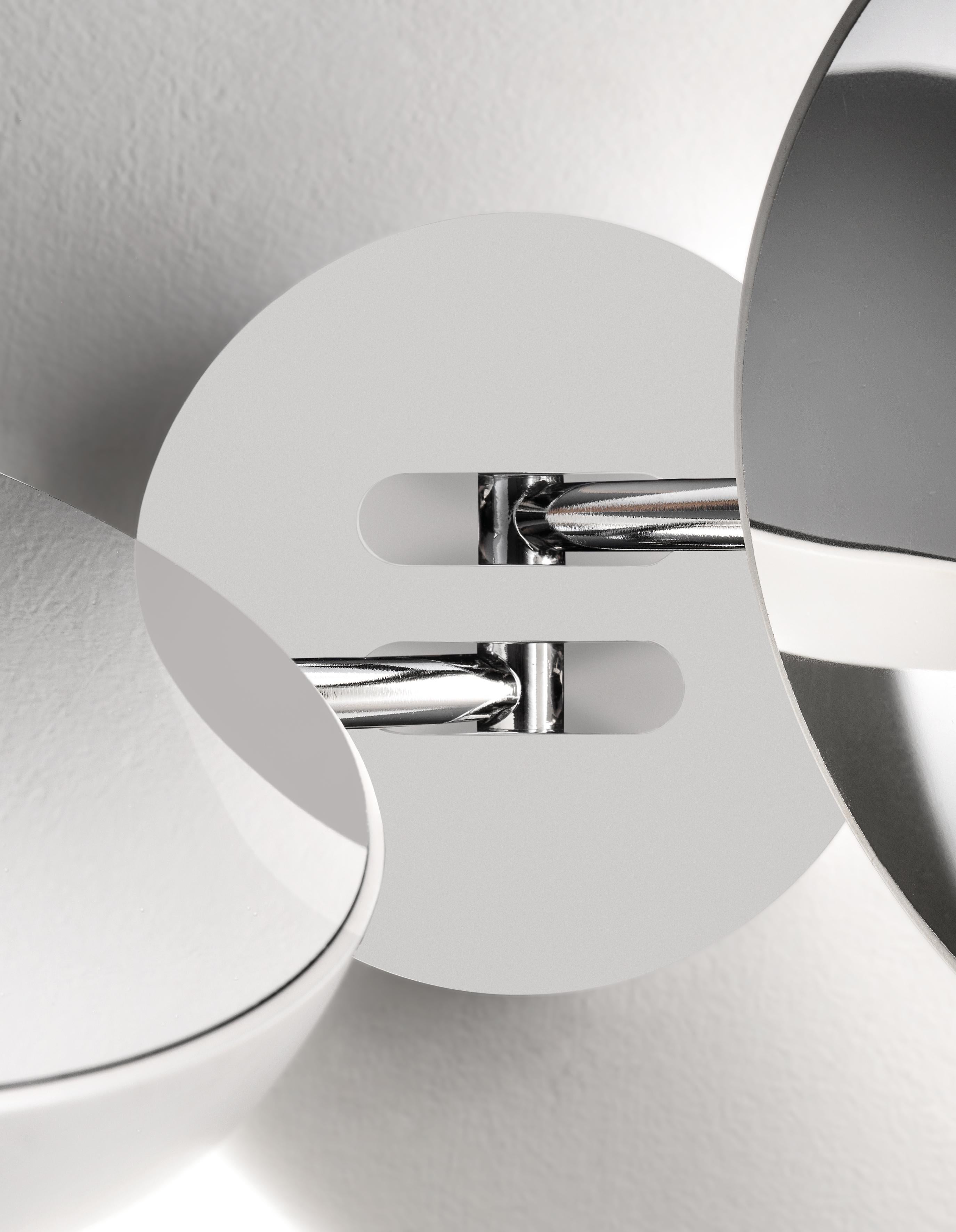 Lámpara de pared Lodes NAUTILUS en champán mate by Andrea Tosetto Italiano en venta