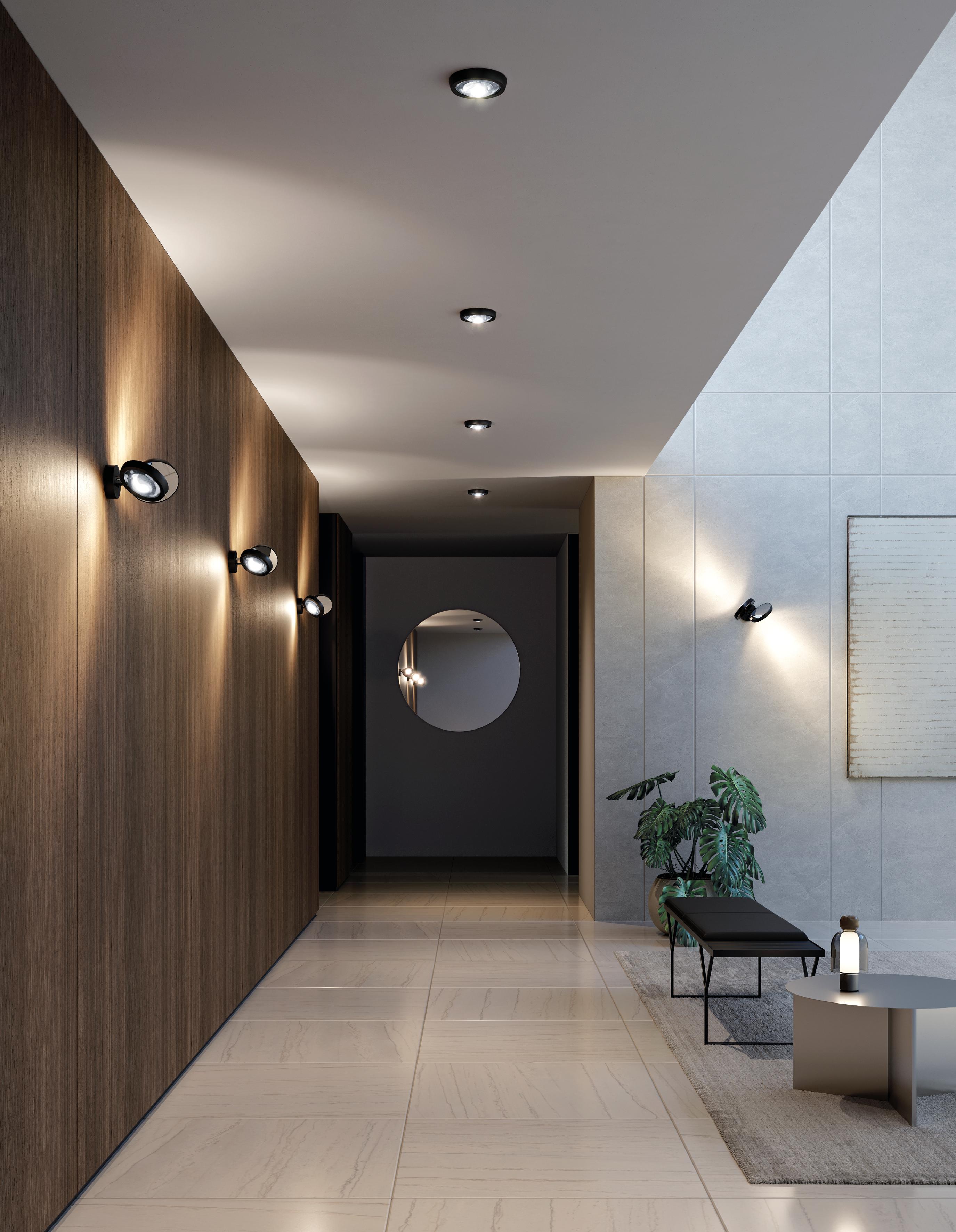 Lámpara de pared Lodes NAUTILUS en champán mate by Andrea Tosetto Metal en venta