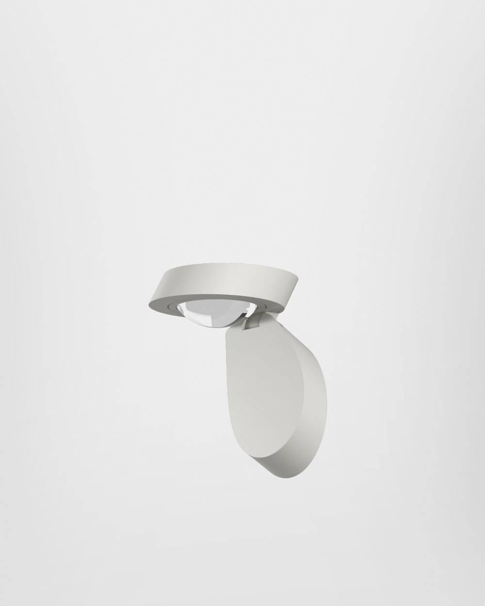Italiano Lampada da parete a soffitto Lodes PIN-UP in nero opaco di Andrea Tosetto in vendita
