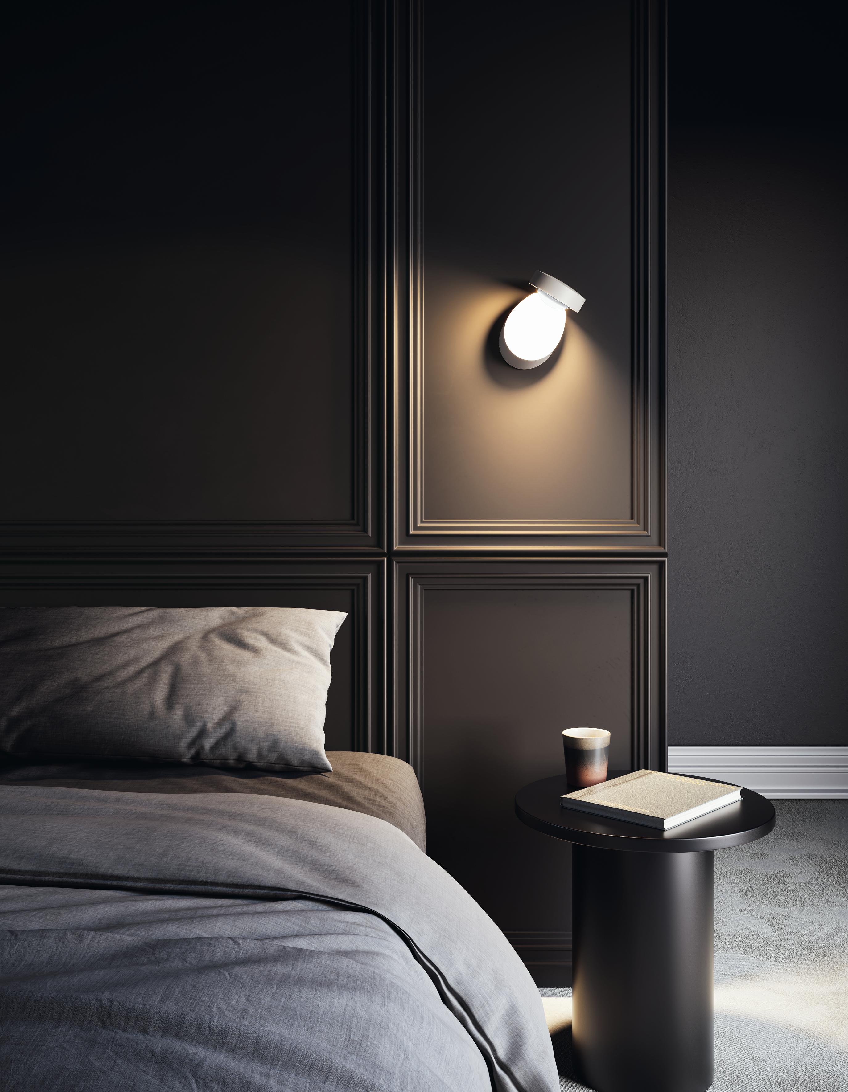 XXI secolo e contemporaneo Lampada da parete a soffitto Lodes PIN-UP in nero opaco di Andrea Tosetto in vendita