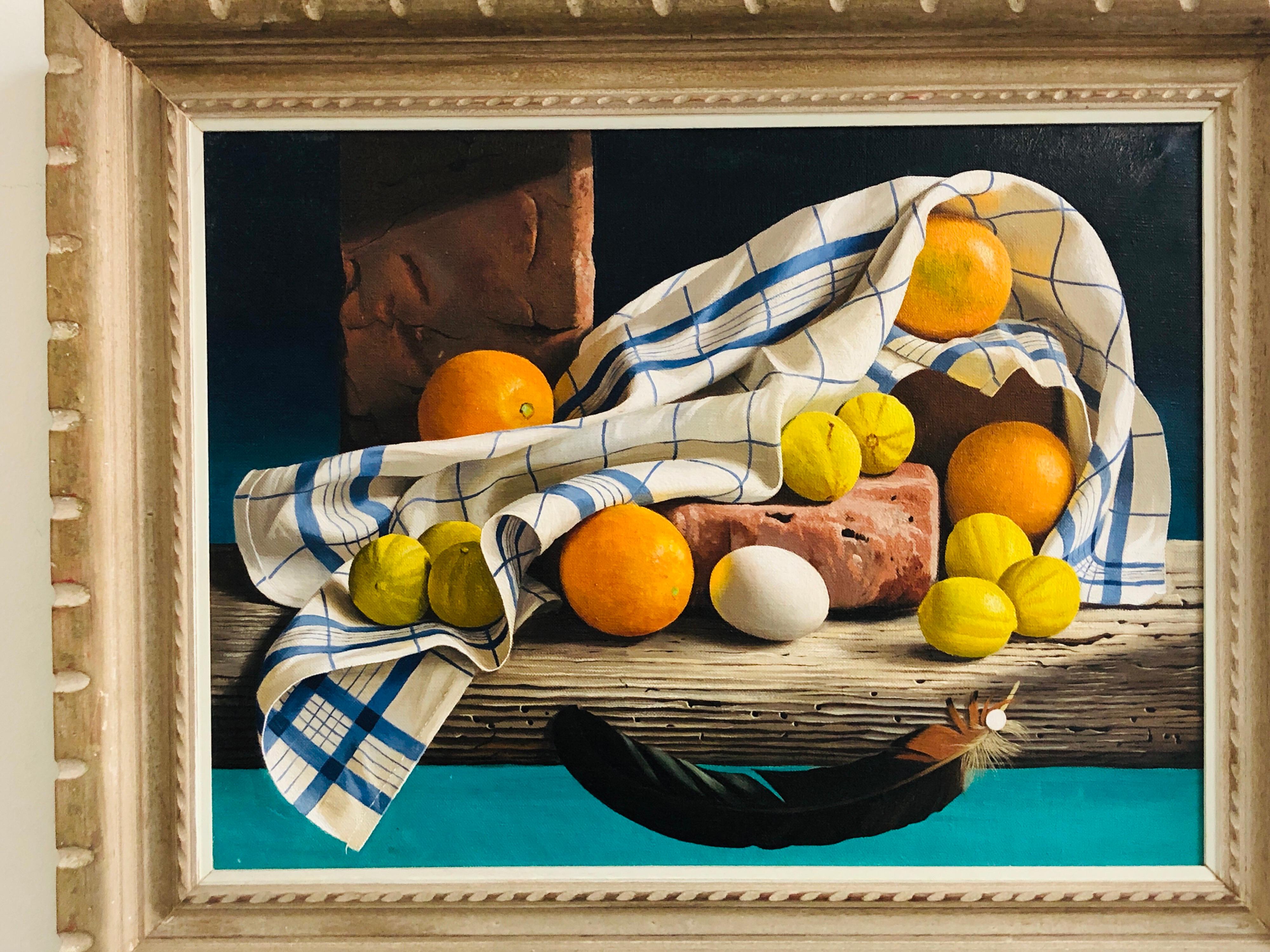 A colorful and crsip oil paining. Retains the original 60's frame.