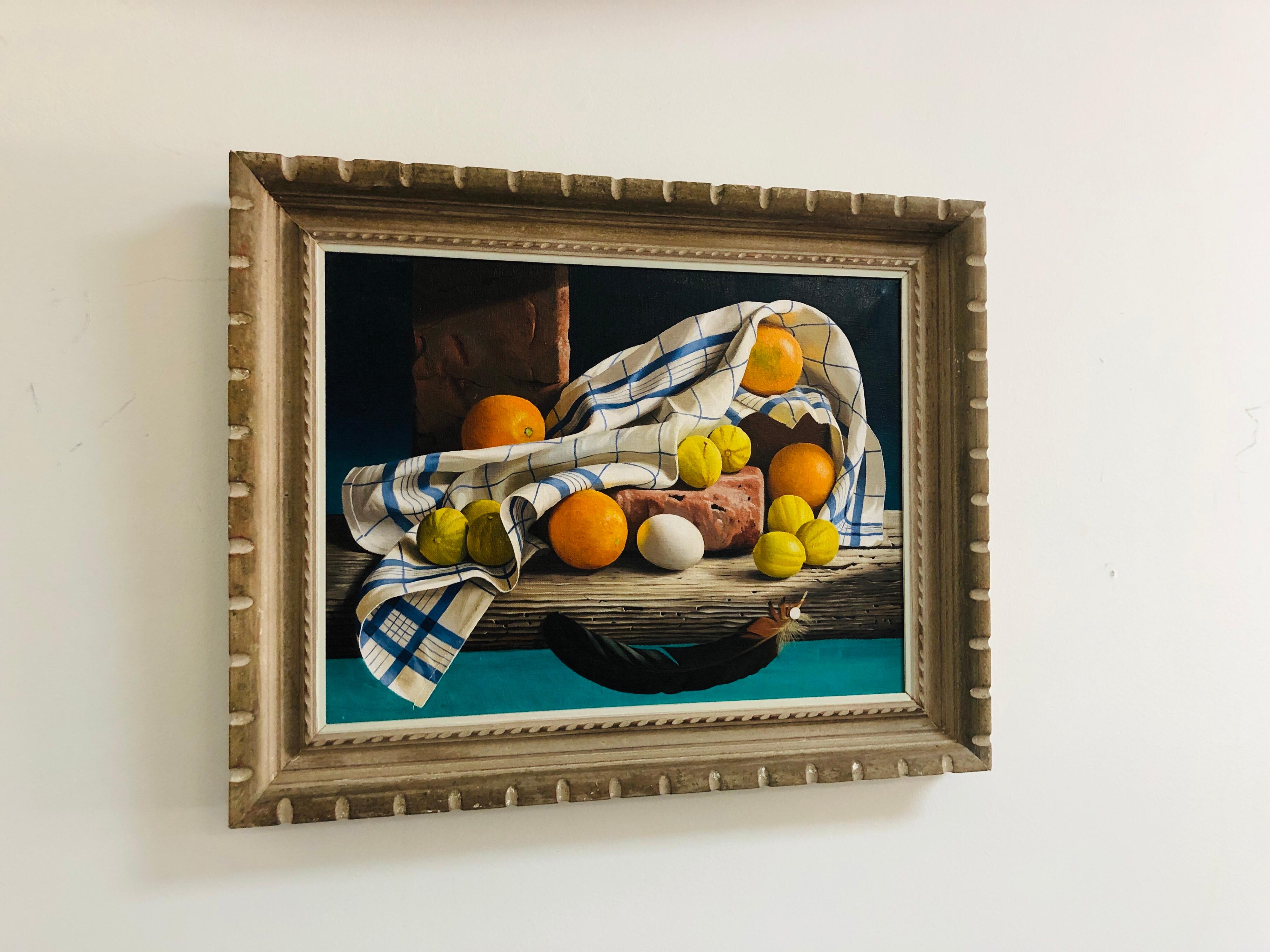 North American Lodewijk Bruckman Oil Paining on Canvas, 1966