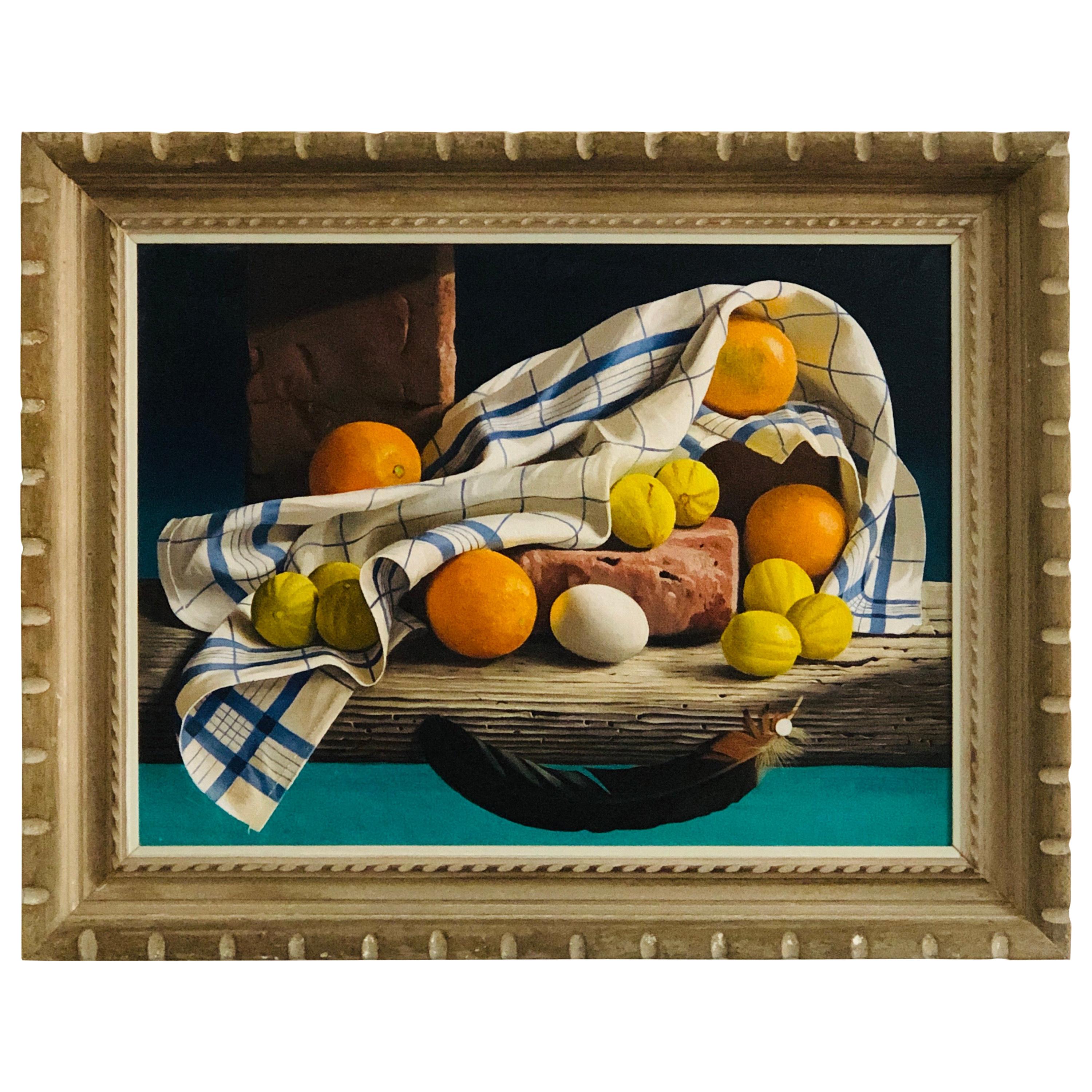 Lodewijk Bruckman Oil Paining on Canvas, 1966