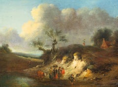 Flemish 17th Century Landscape Painting, Circle of Lodewijk de Vadder