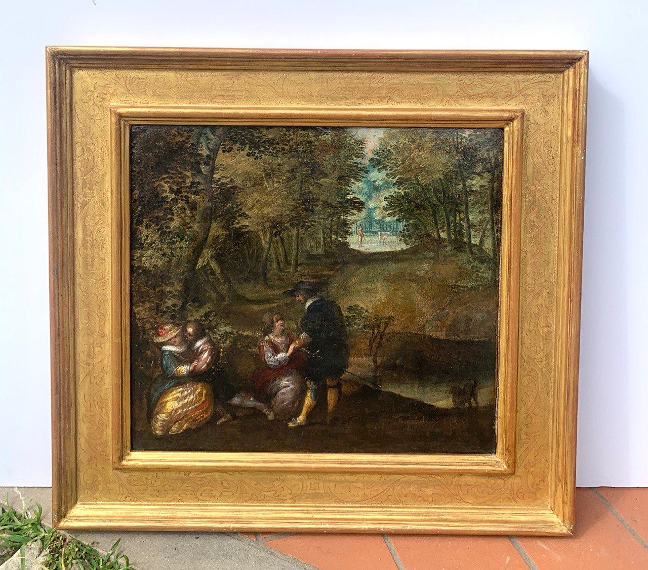 Ludovico Pozzoserrato (venezianischer Meister) - Figurenmalerei des späten 16. (Manierismus), Painting, von Lodewijk Toeput