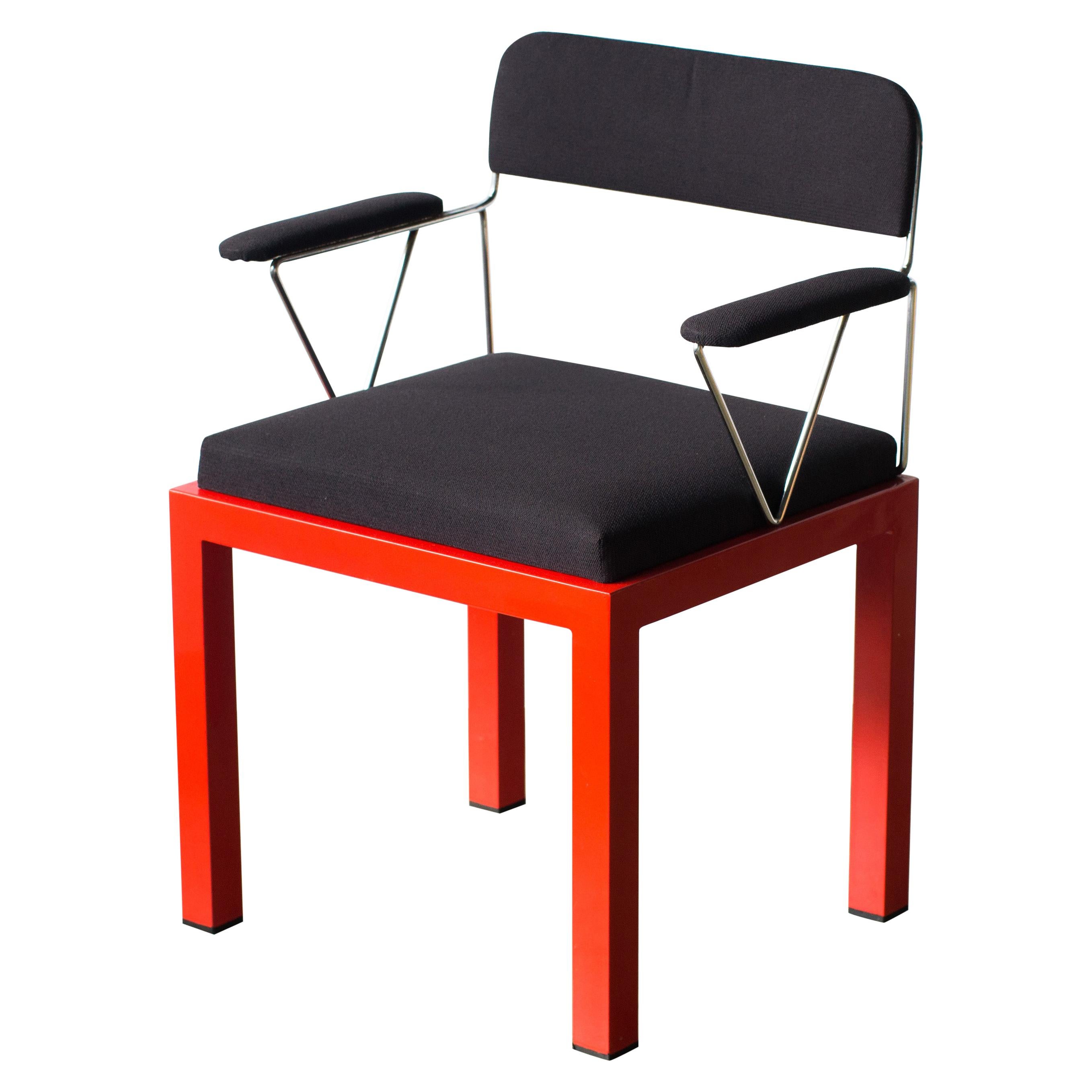 Lodge Ettore Sottsass Bieffeplast Postmodern, 1980s Chair in Stock