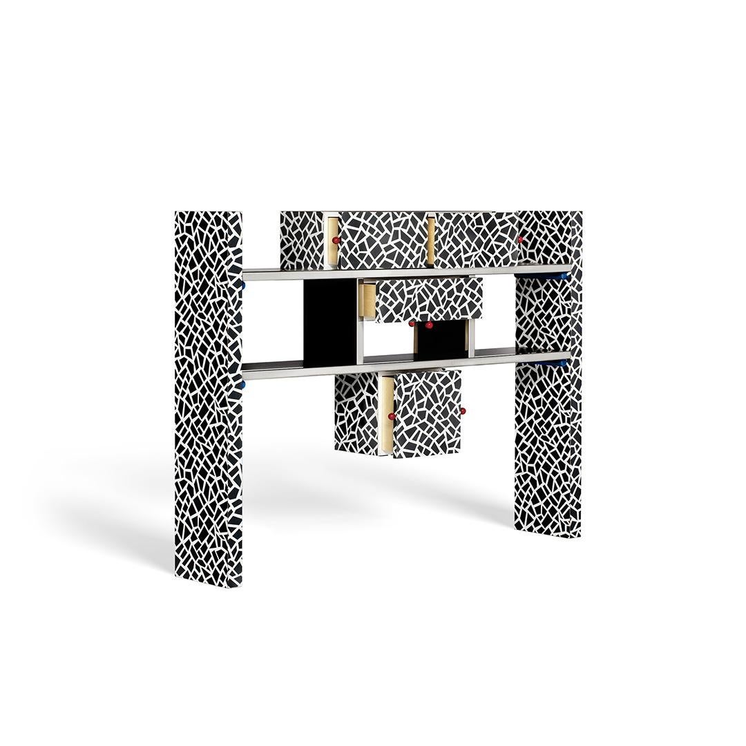 Post-Modern LODGE Sideboard, Rare by Martine Bedin for Memphis Milano For Sale