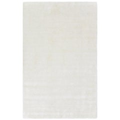 Lodhi, Contemporary Solid Hand Loomed Area Rug, Ivory, 9 x 12