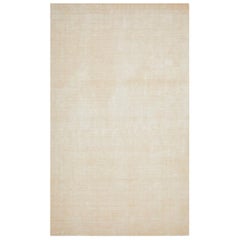 Lodhi, Contemporary Solid Loom Knotted Area Rug, Sepia