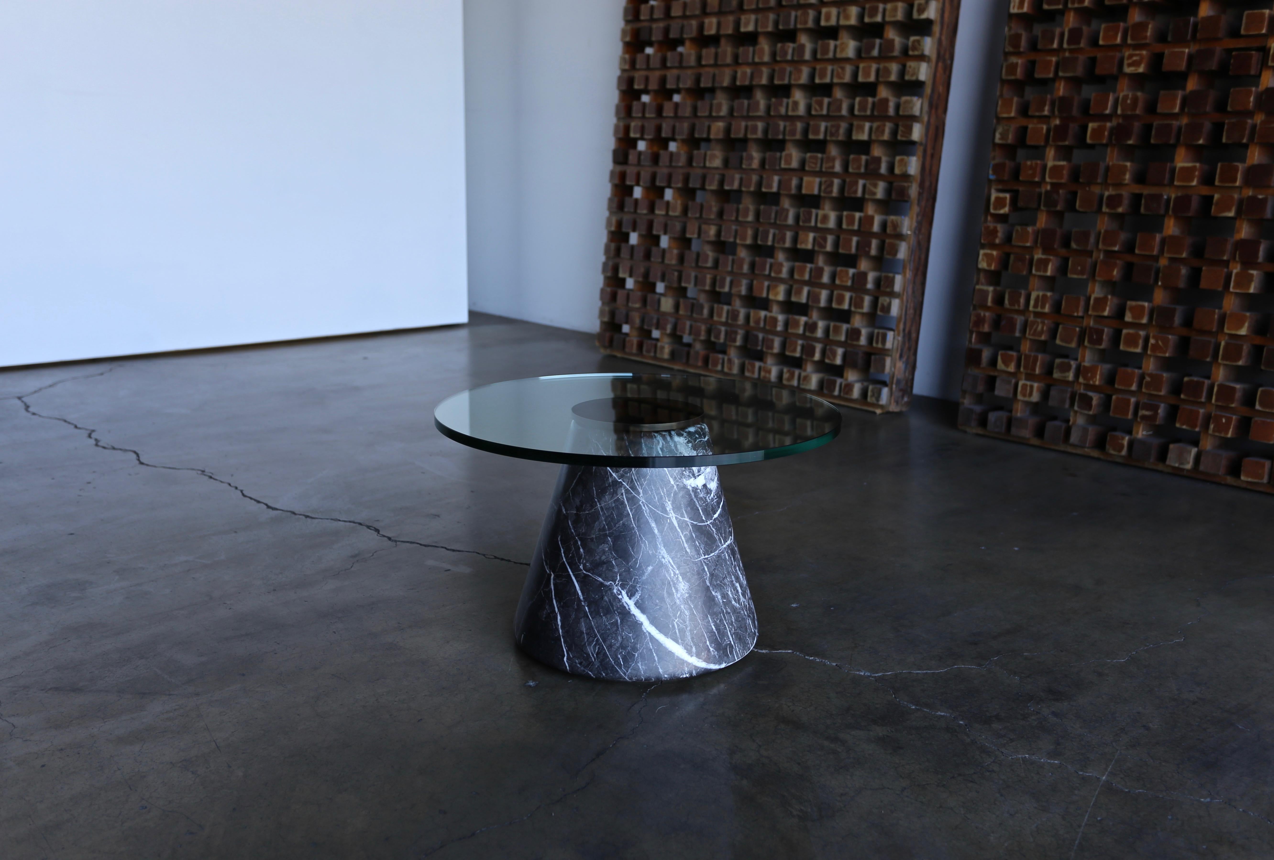 20th Century Lodovico Acerbis and Giotto Stoppino Marble Occasional Table, circa 1980
