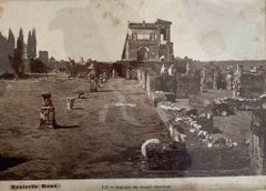 View of Monuments Of Rome - Original Photograph by L. Tuminello - 19th Century