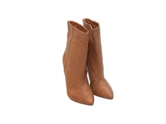 Loeffler Randall Braune Stiefel mit spitzer Kappe