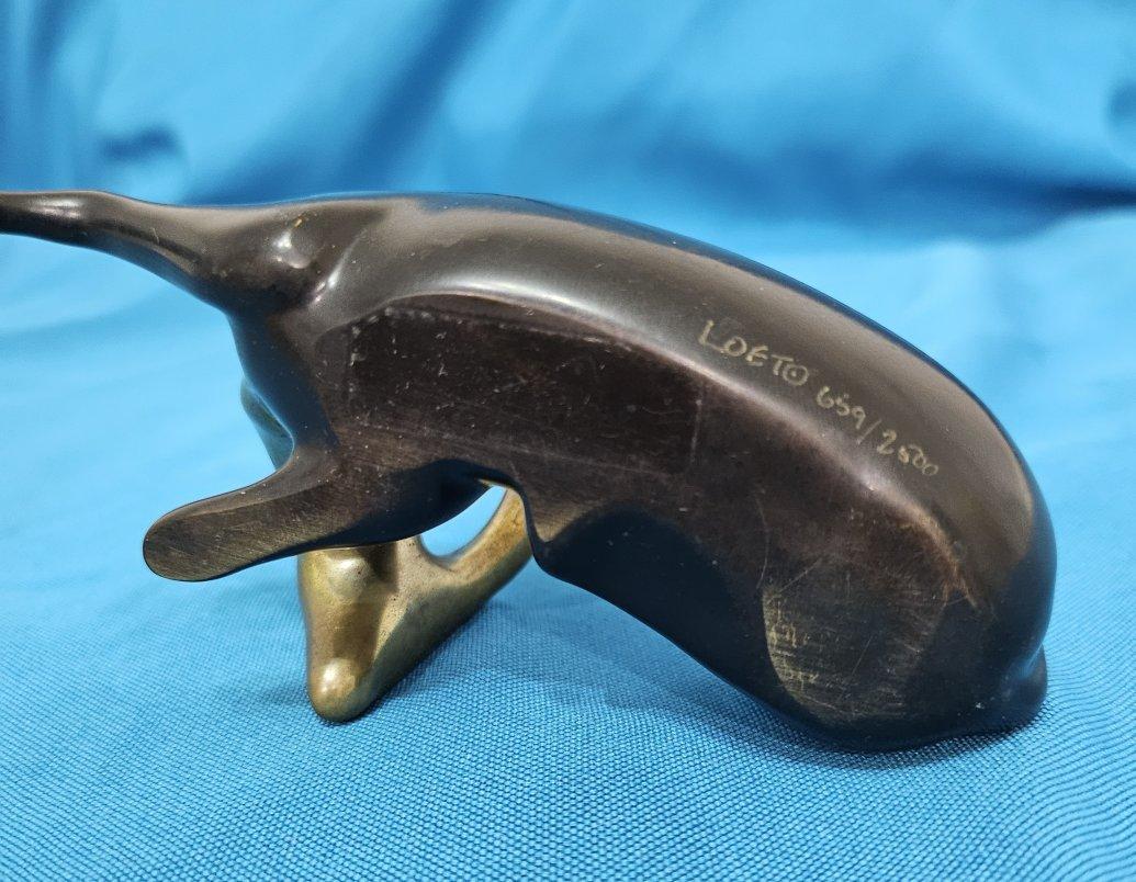 Loet Vanderveen Escultura de Bronce Antílope Firmada y Numerada - REBAJA POR CIERRE en venta 10