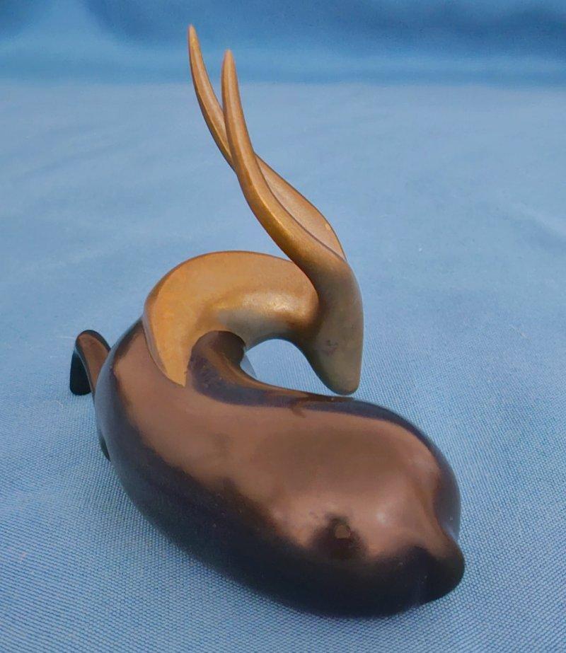 Loet Vanderveen Escultura de Bronce Antílope Firmada y Numerada - REBAJA POR CIERRE Holandés en venta