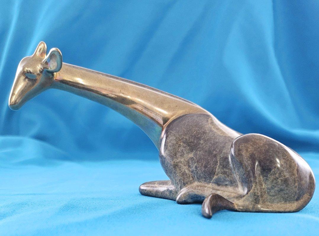 Olandese Loet Vanderveen Scultura di Giraffa in bronzo firmata e numerata - VENDITA CHIUSA in vendita