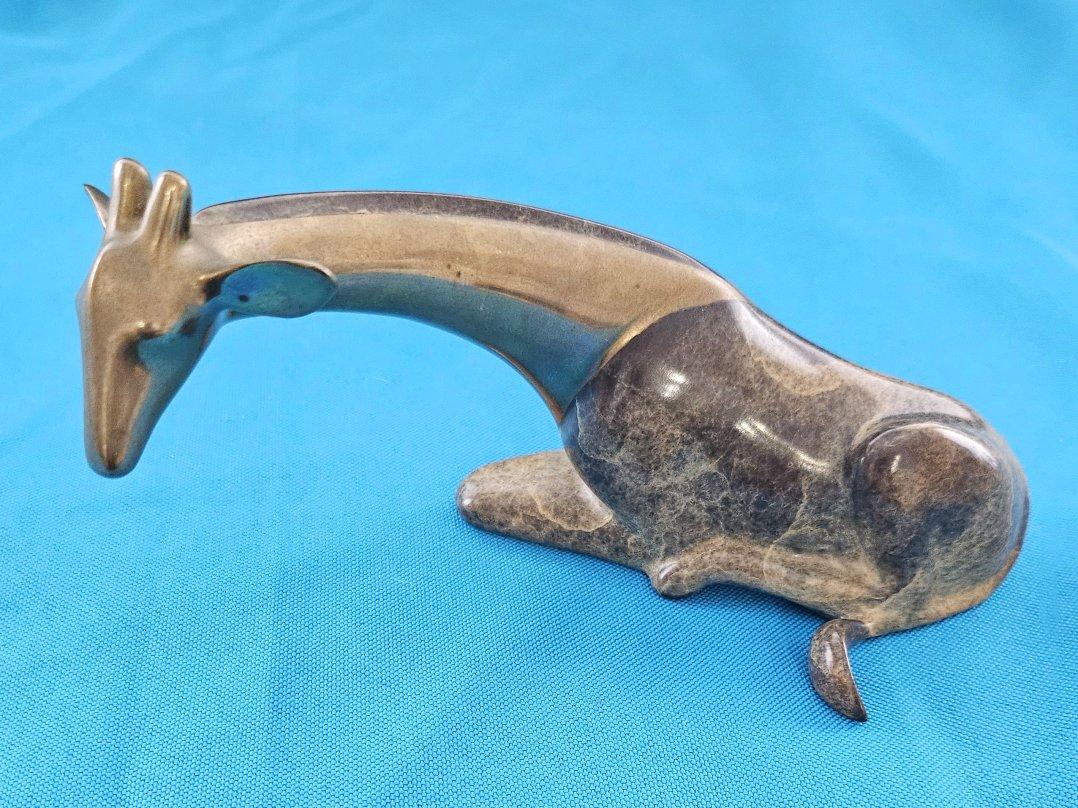 Calco Loet Vanderveen Scultura di Giraffa in bronzo firmata e numerata - VENDITA CHIUSA in vendita