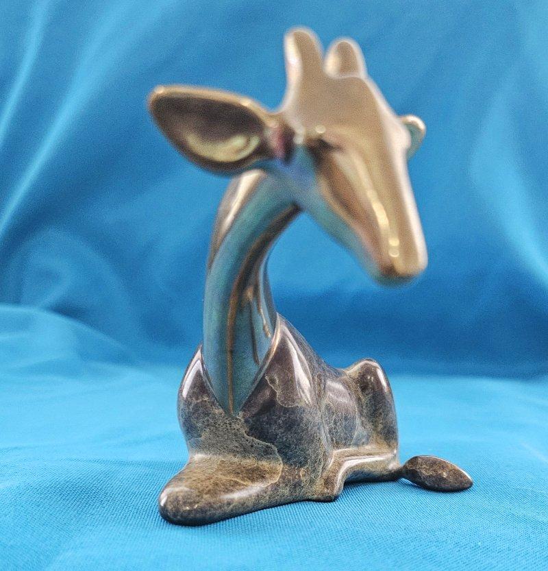 XX secolo Loet Vanderveen Scultura di Giraffa in bronzo firmata e numerata - VENDITA CHIUSA in vendita