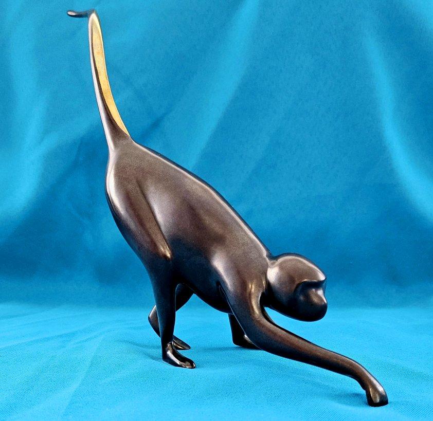 Scultura di scimmia in bronzo da 15 pollici di Loet Vanderveen, firmata e numerata 425/750 in vendita 3
