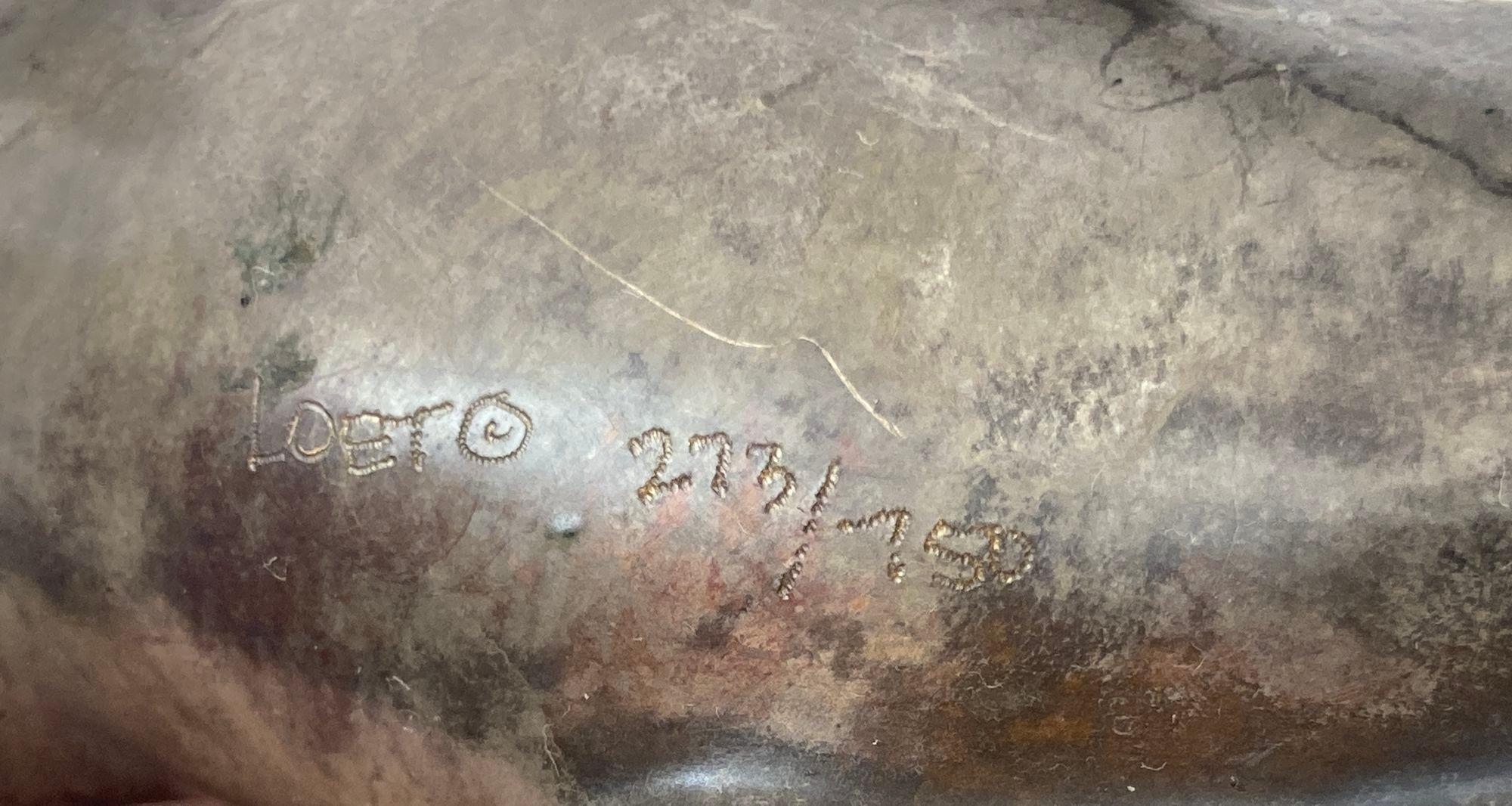 Loet Vanderveen Scultura in bronzo di una gazzella firmata e numerata in edizione limitata. in vendita 1