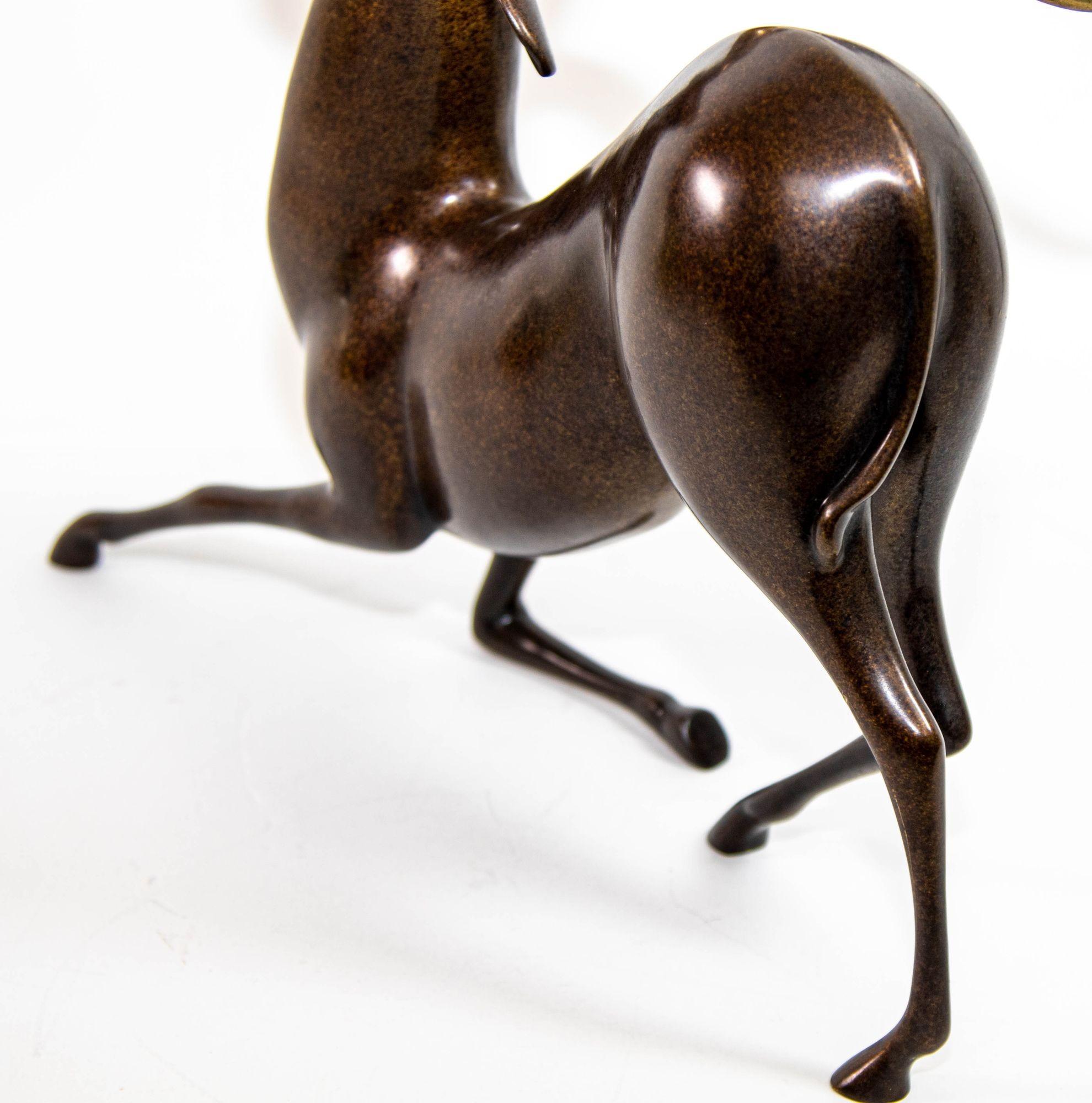 Loet Vanderveen Bronze Kudu-Skulptur # 303, limitierte Auflage im Angebot 6