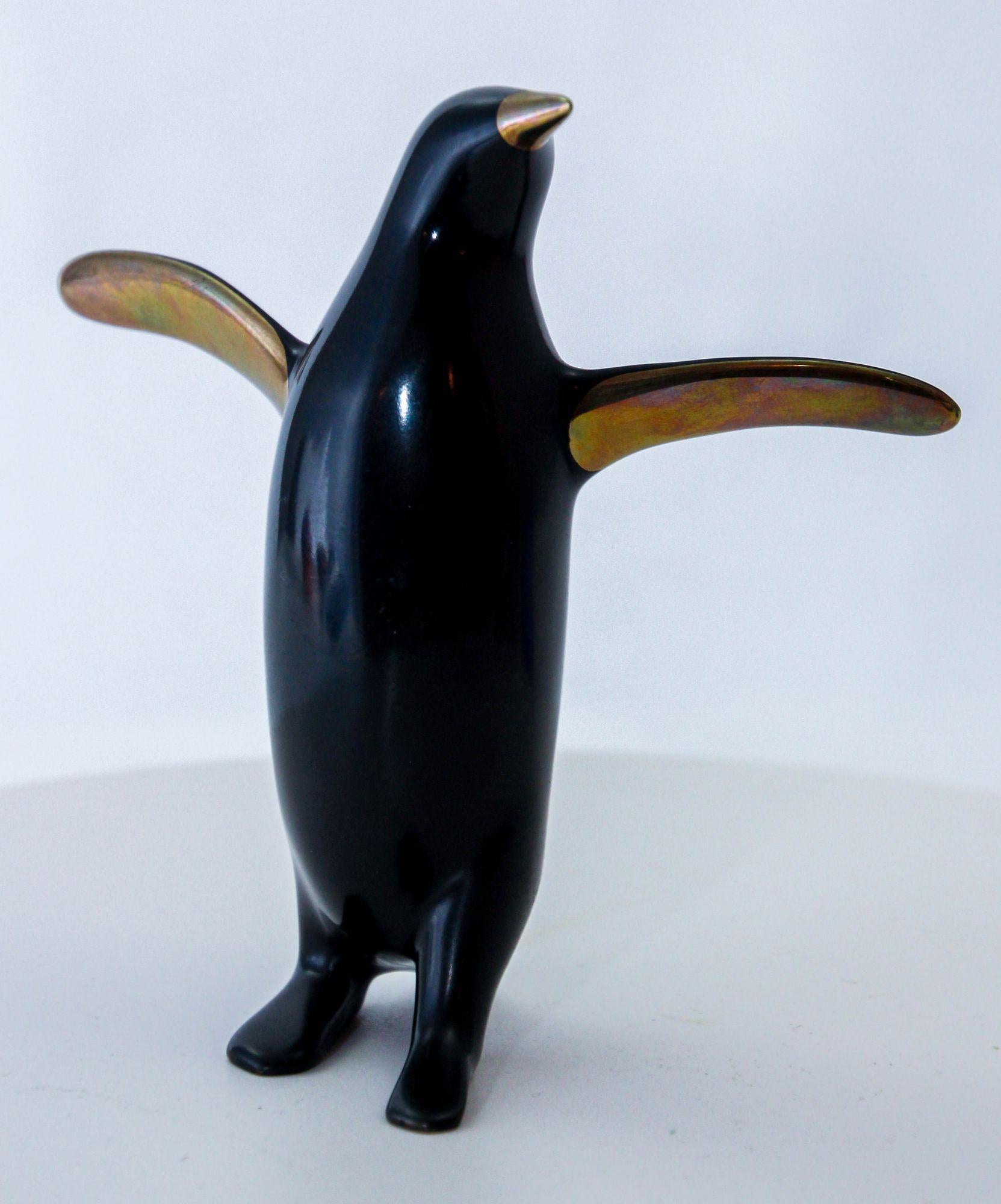Loet Vanderveen Pinguino Scultura in bronzo firmata e numerata in vendita 4