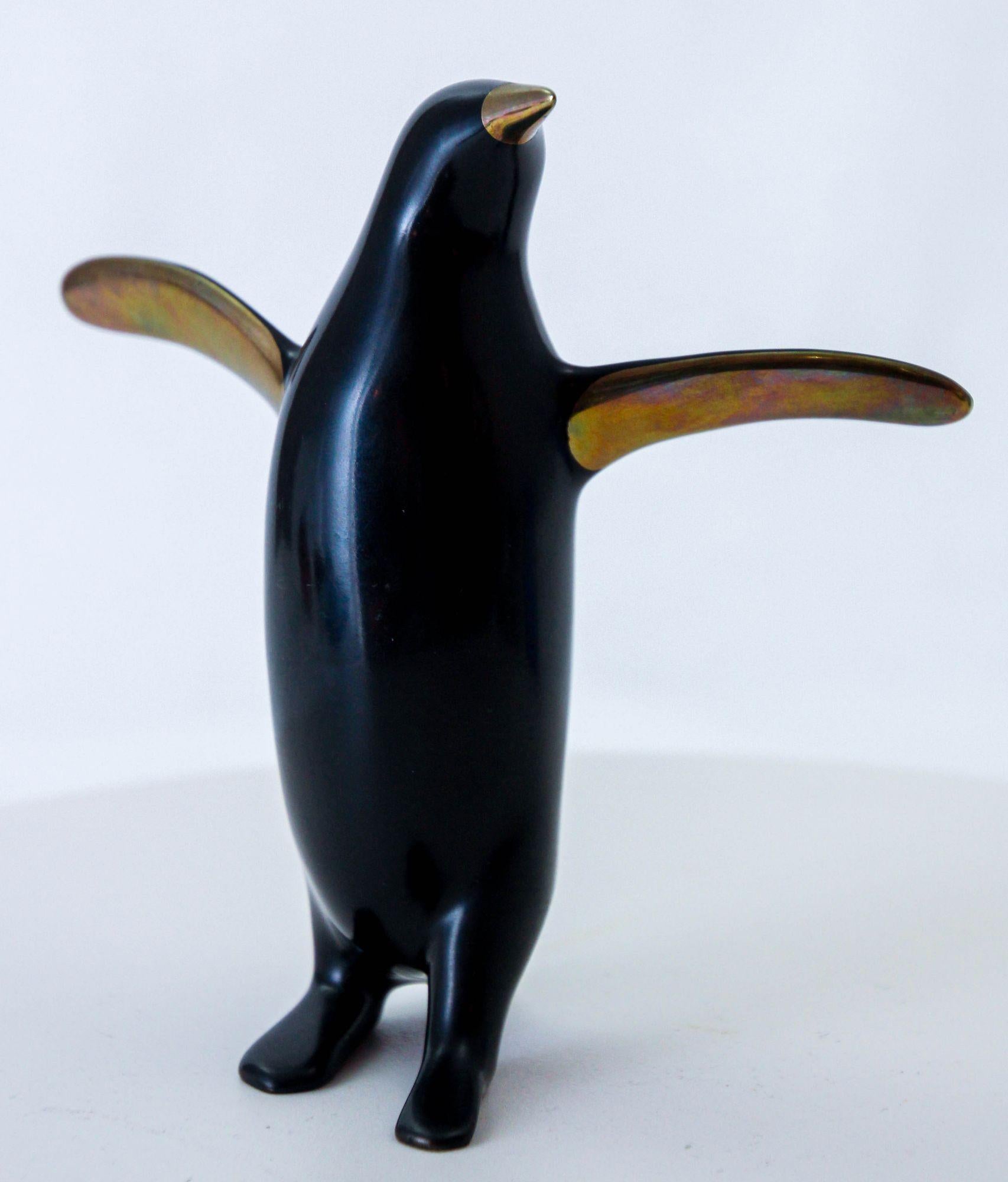 Loet Vanderveen Pinguino Scultura in bronzo firmata e numerata in vendita 5