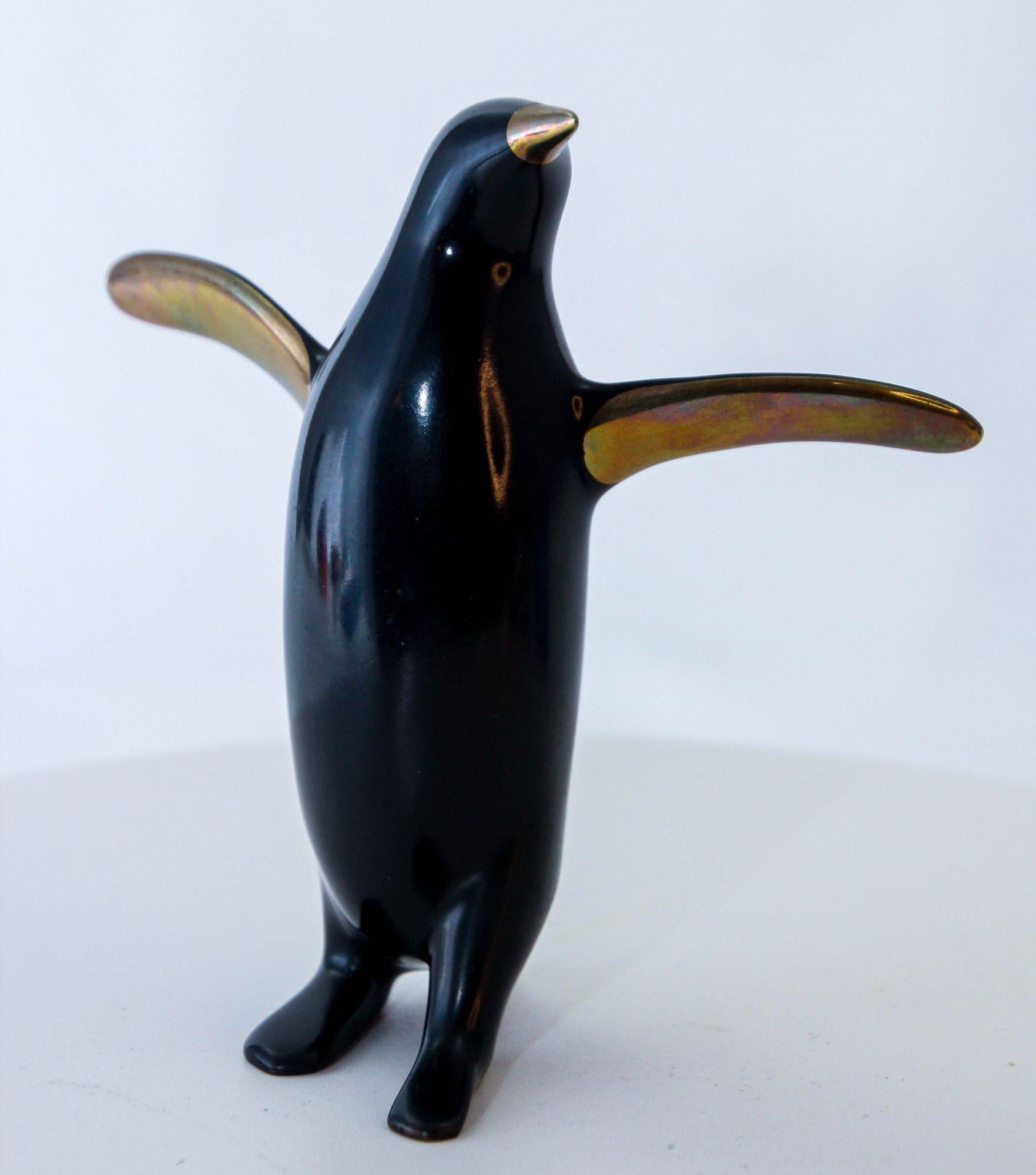 Loet Vanderveen Pinguino Scultura in bronzo firmata e numerata in vendita 8