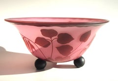 Bohemian Loetz Art Deco Cameo Glass Bowl  - 1925