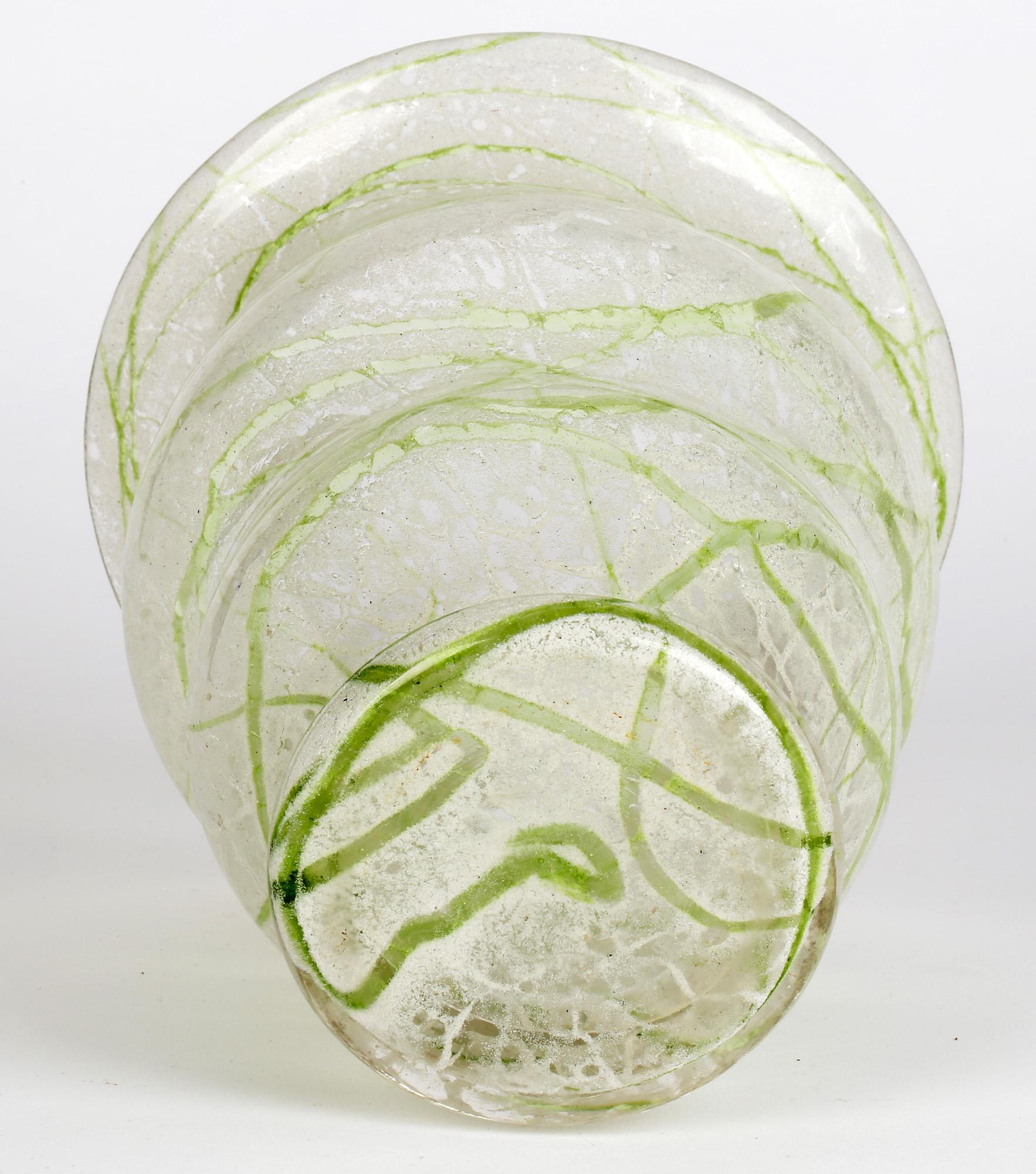 Loetz Art Deco Schaumglas Art Glass Vase 4