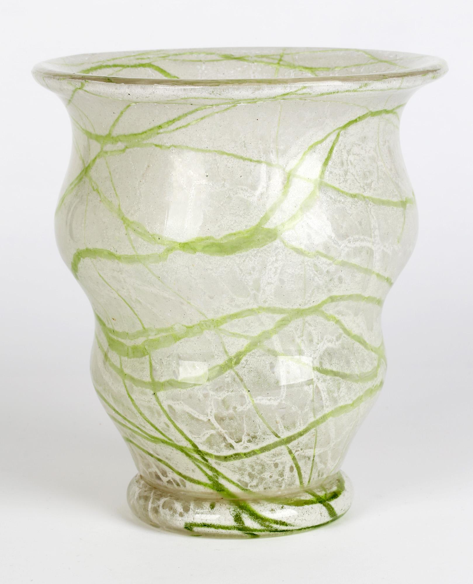 Loetz Art Deco Schaumglas Art Glass Vase 5